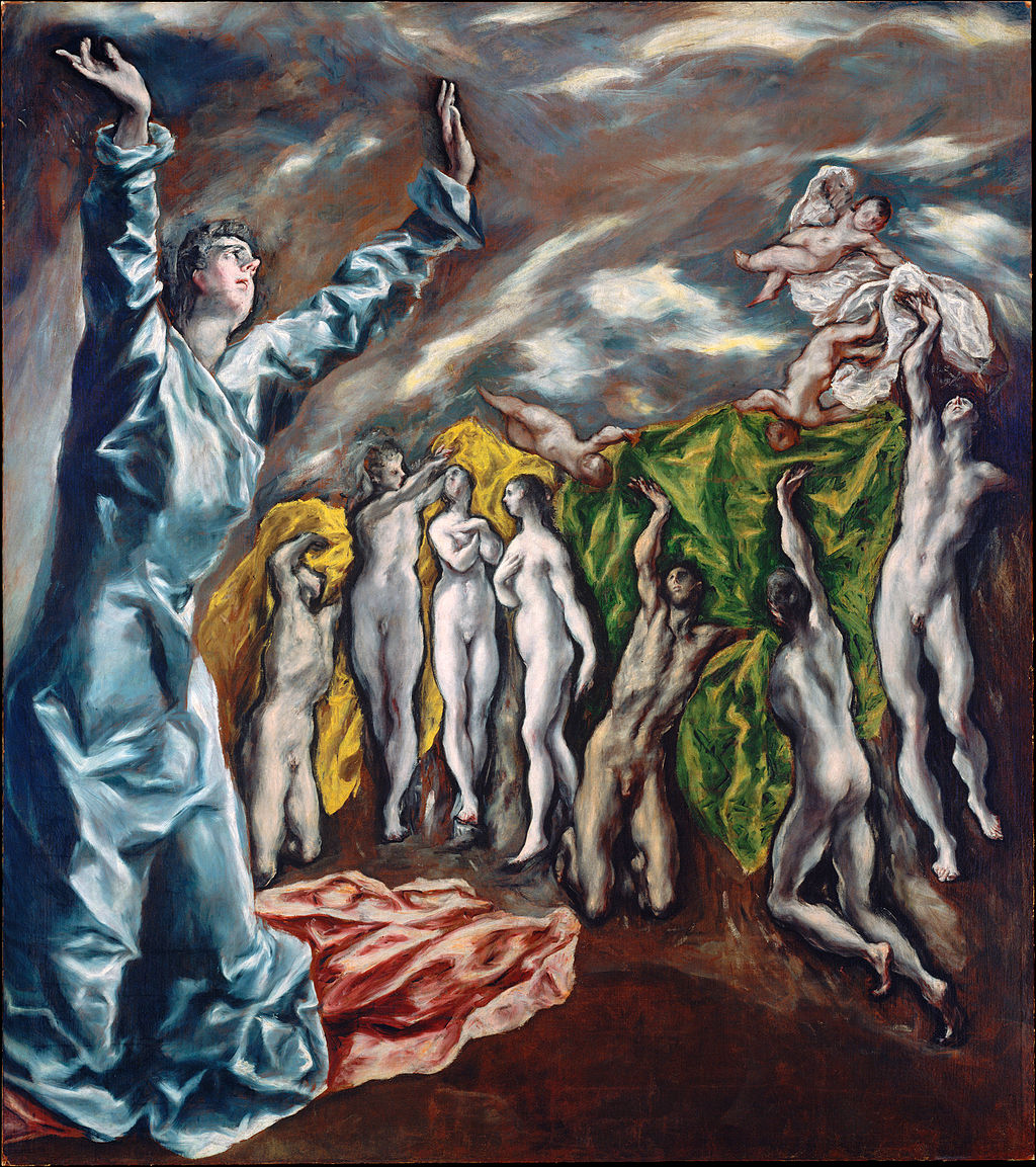 El Greco, The Opening of the Fifth Seal , 1608–1614, Metropolitan Museum, New York.