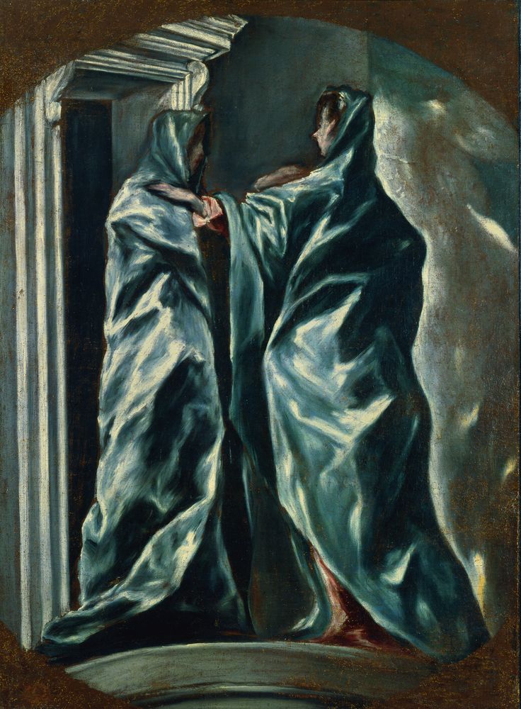 El Greco, The Visitation , 1610-13, Dumbarton Oaks, Washington, DC. 