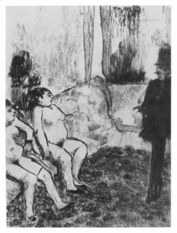 Edgar Degas, The Client , 1879, Louvre Museum, Paris.