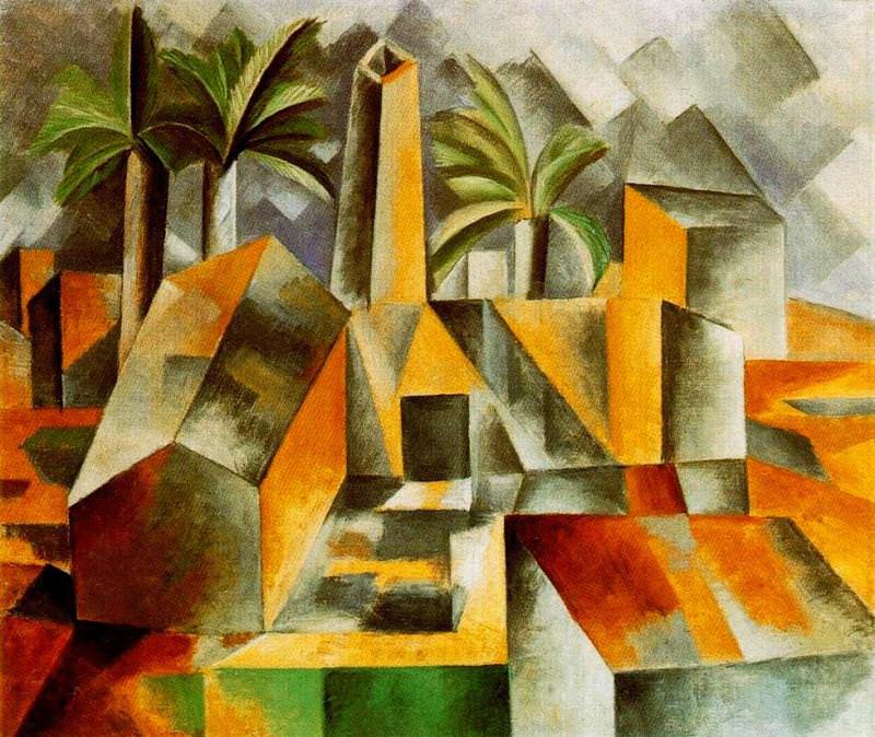 Pablo Picasso, The Factory, Horta de Ebro , 1909, Hermitage, St. Petersburg.