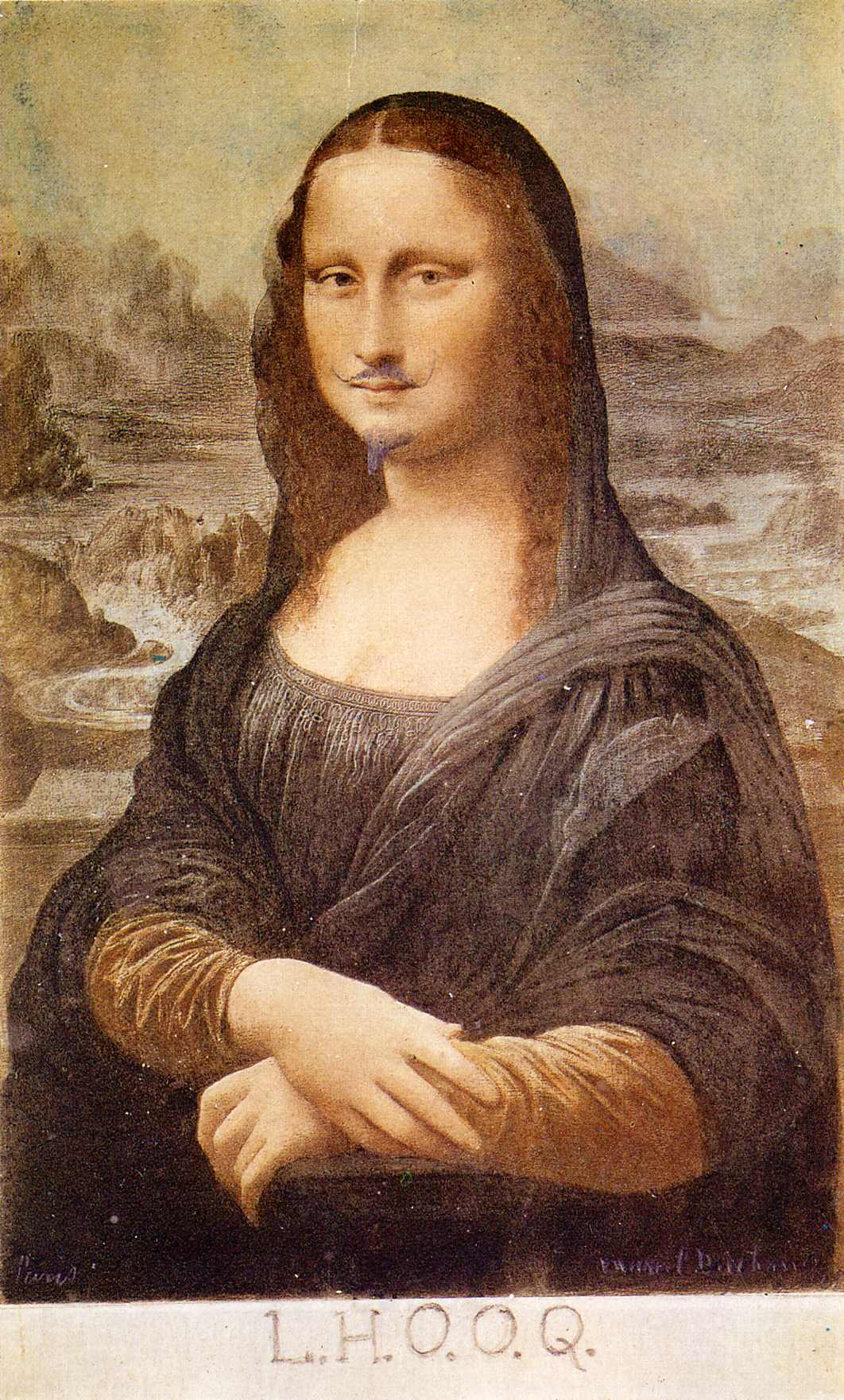 Marcel Duchamp, LHOOQ , 1919. 