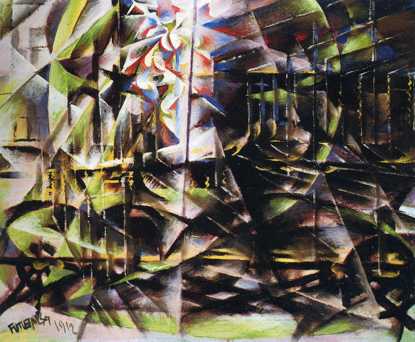 Giacomo Balla, Speeding Automobile , 1912, Museum of Modern Art, New York.