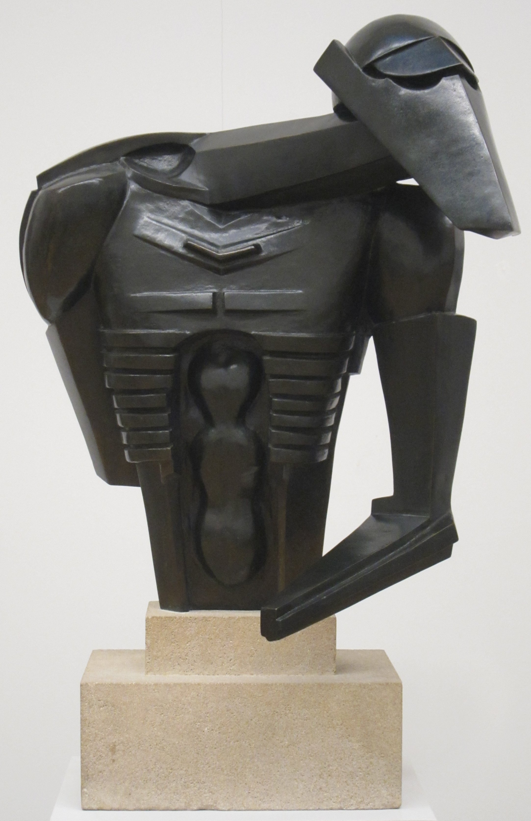 Jacob Epstein, The Rock Drill , 1913–1916, Original destroyed by the sculptor, Reconstructed in 1974, Tate Britain.