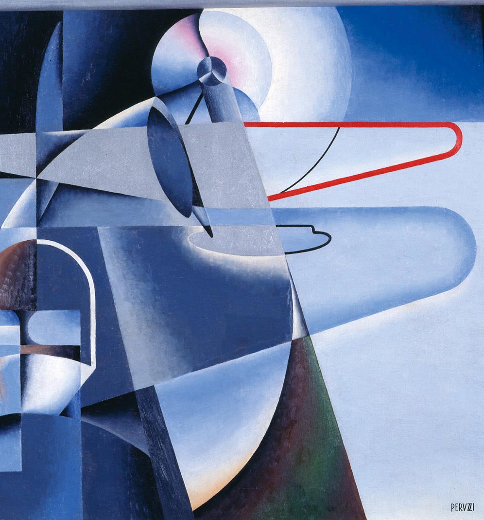 Osvaldo Peruzzi, Aeropittura , c.1934, Galleria d’Arte Moderna di Roma Capitale.