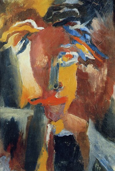 Hans Richter, Visionary Self-Portrait, 1917, National Gallery of Art, Washington DC. 