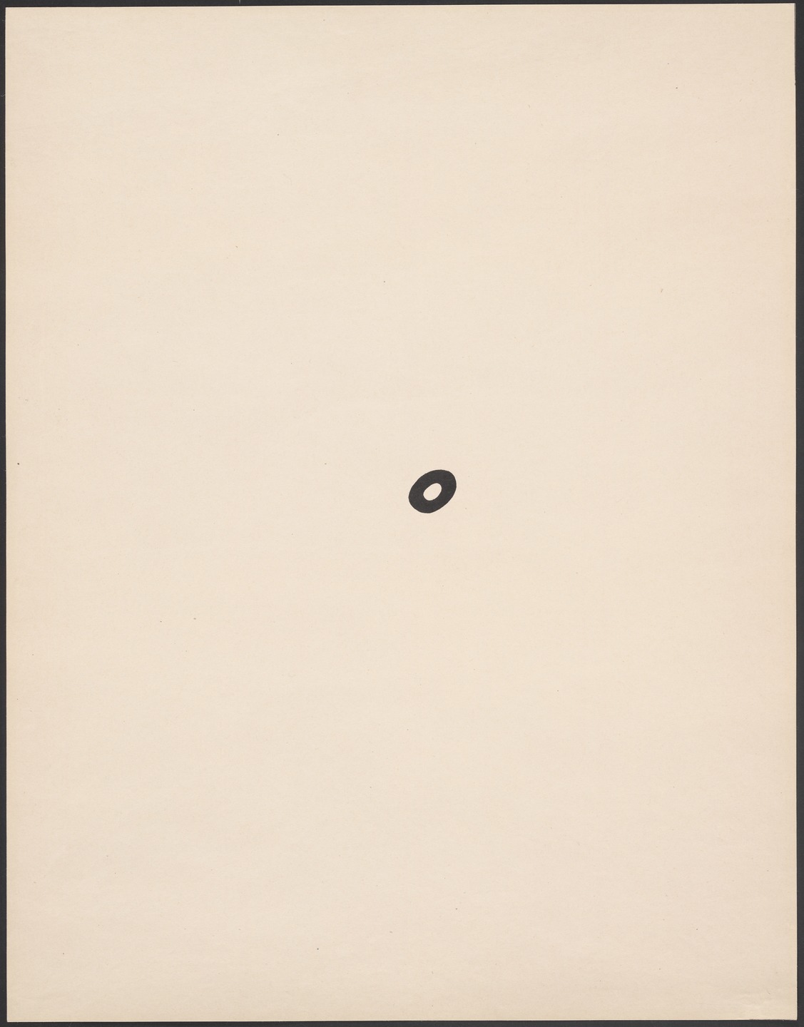 Jean (Hans) Arp, A Navel , 1923, Museum of Modern Art, New York.