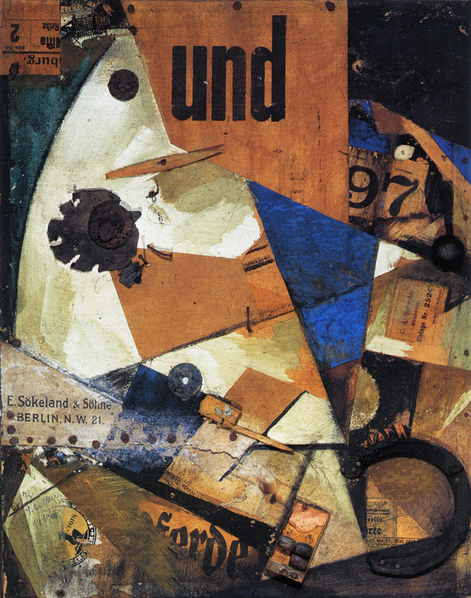 Kurt Schnitters, Das Undbild , 1919, Staatsgalerie Stuttgart.