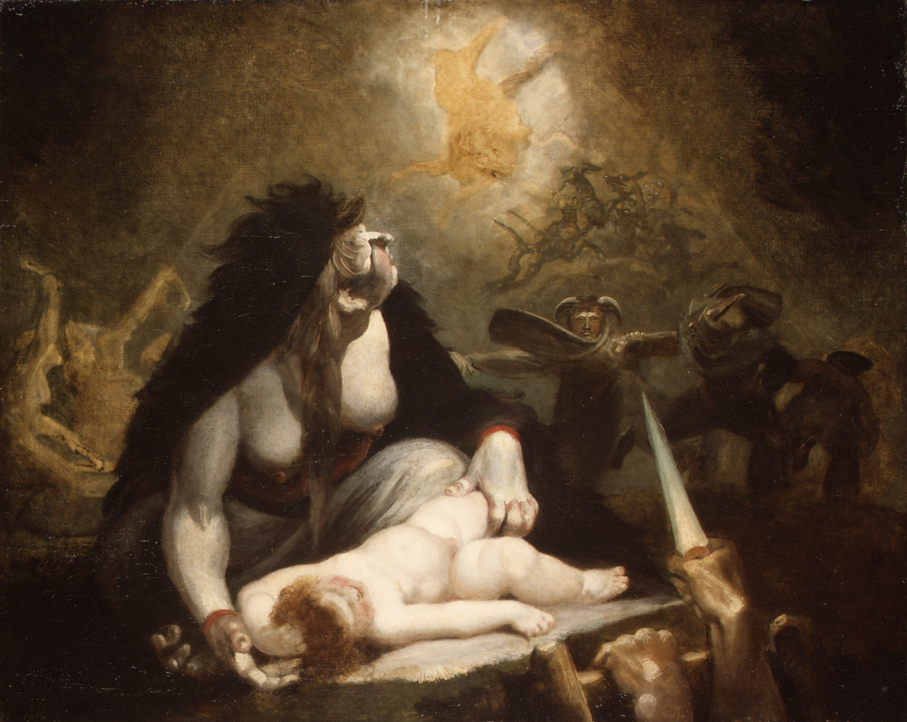 Henry Fuseli, The Night-Hag visiting the Lapland Witches , 1796, Metropolitan Museum of Art, New York. 