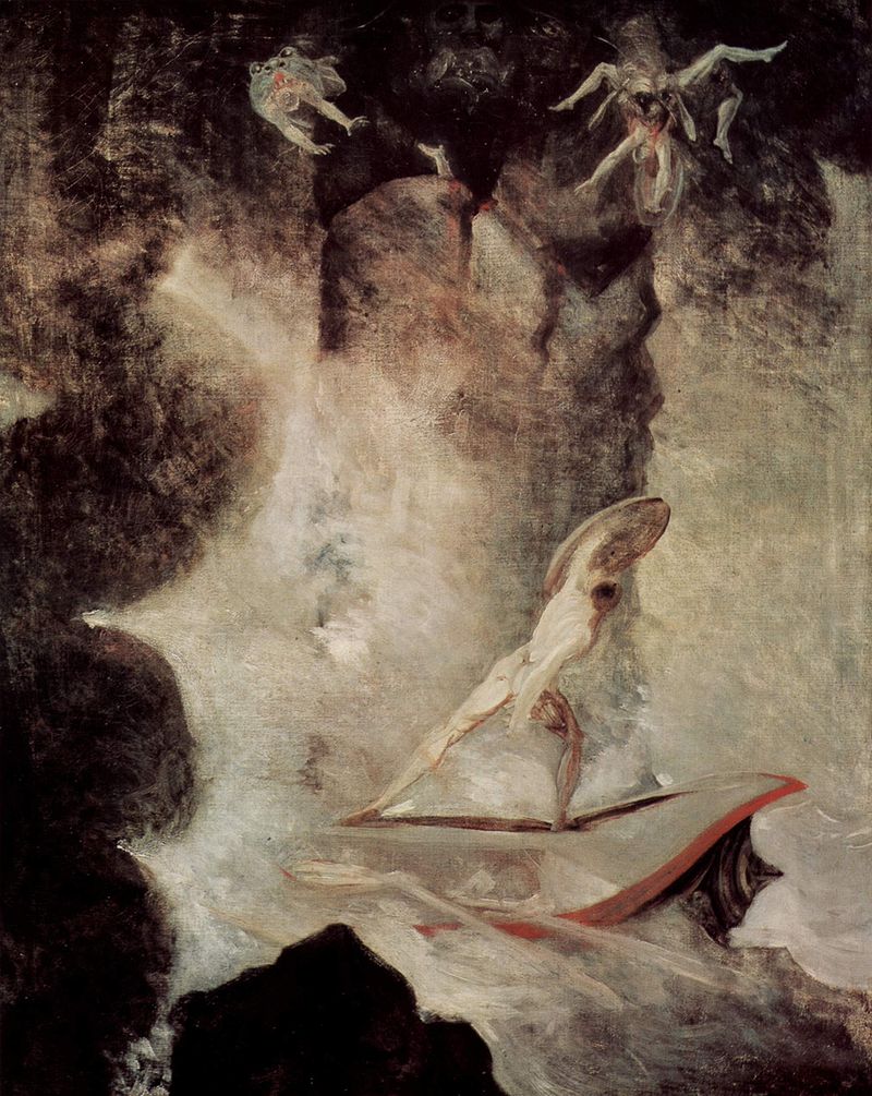 Henry Fuseli, Odysseus in front of Scylla and Charybdis , 1794–1796, Kunsthaus Aarau, Switzerland.