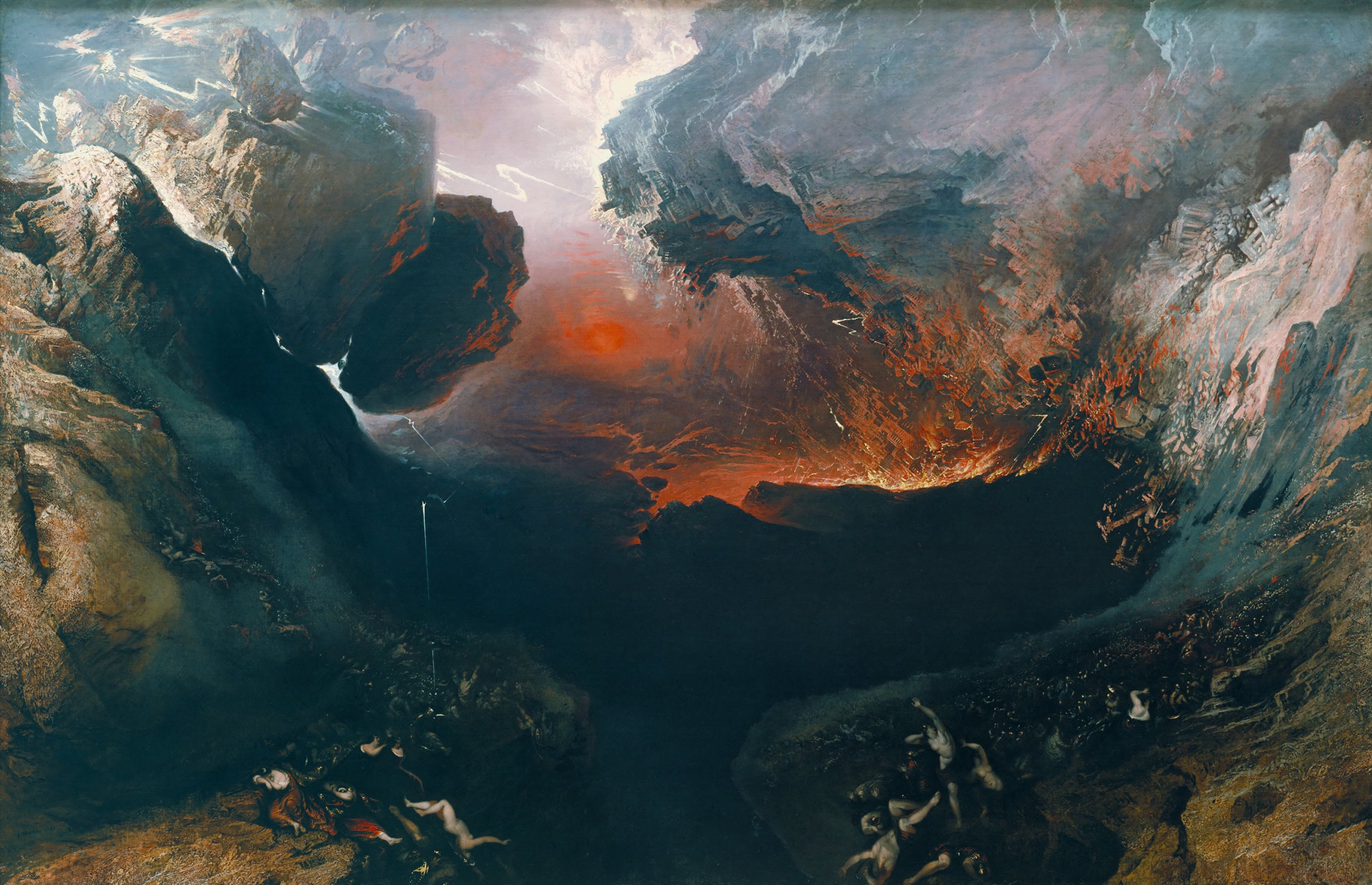 John Martin, The Great Day of His Wrath , c. 1853, Tate Britain. 