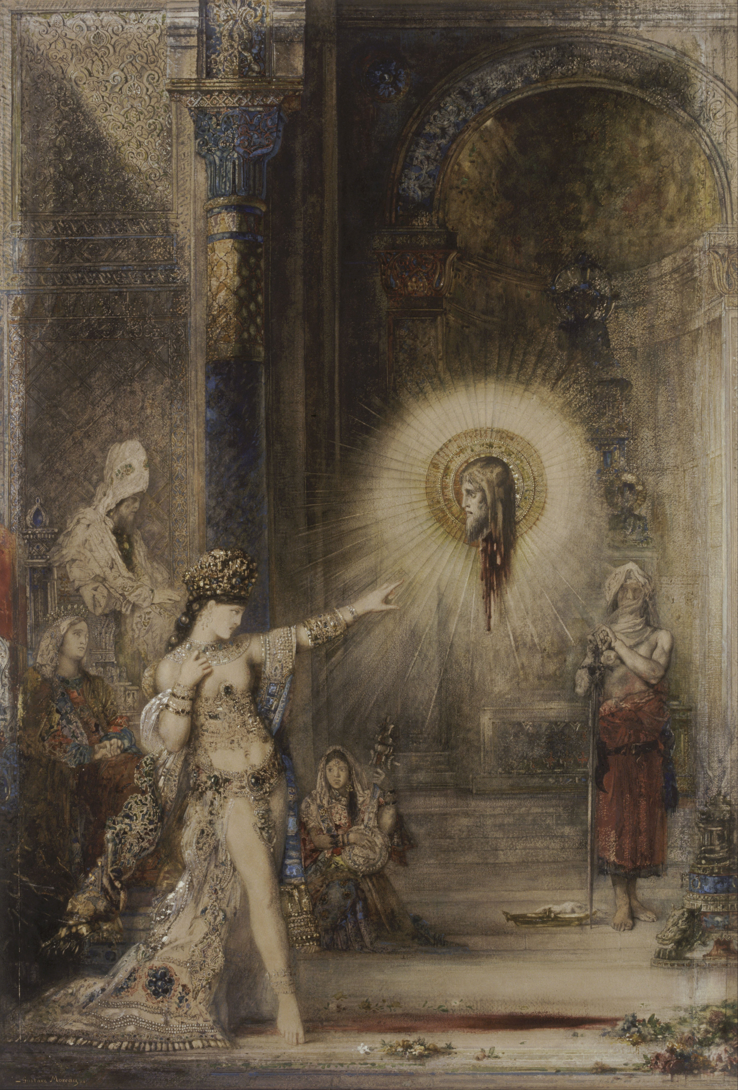 Gustave Moreau, The Apparition , c.1876, Musée d'Orsay, Paris.