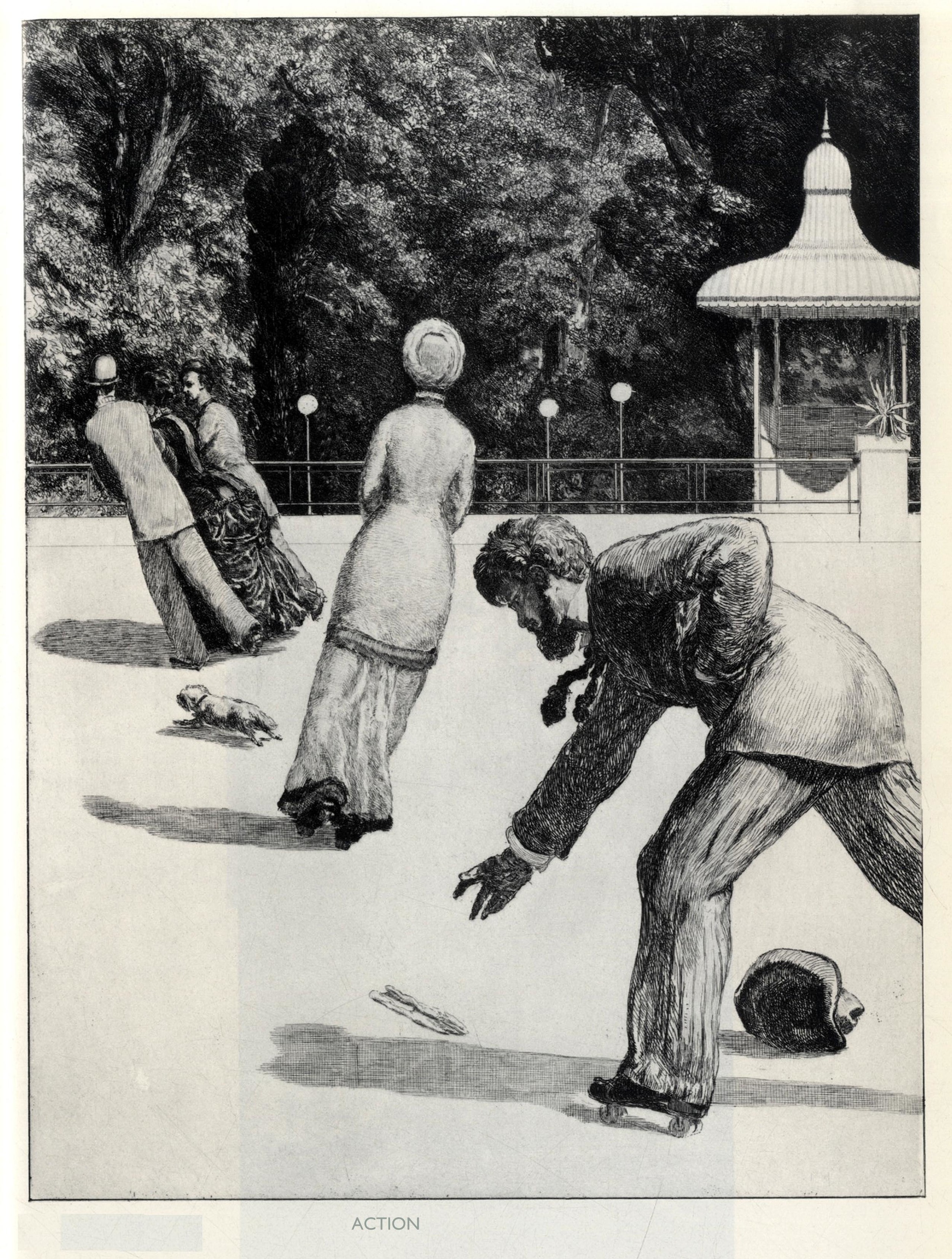 Max Klinger, A Glove: Action , 1881. 