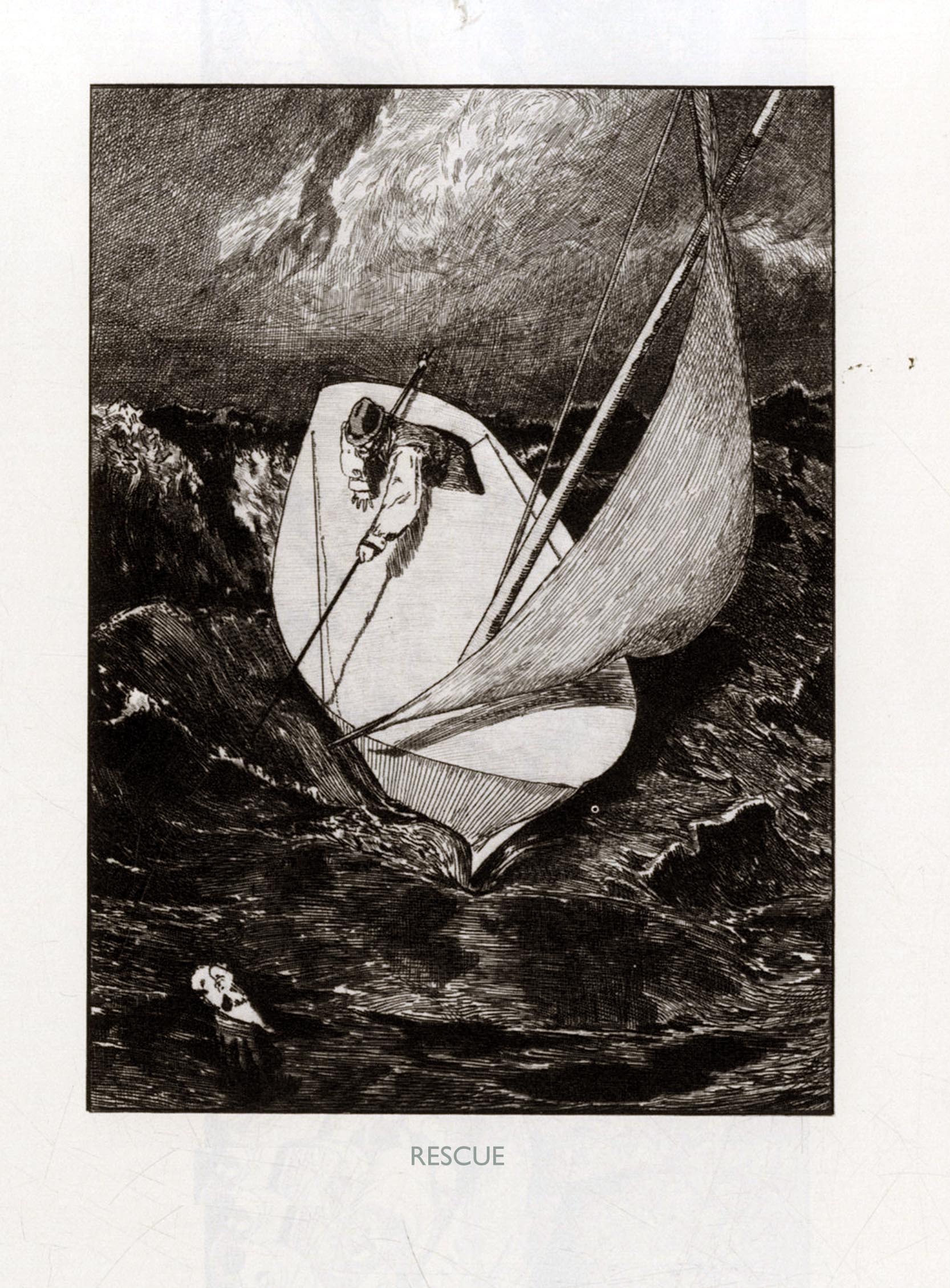 Max Klinger, A Glove: Rescue , 1881. 
