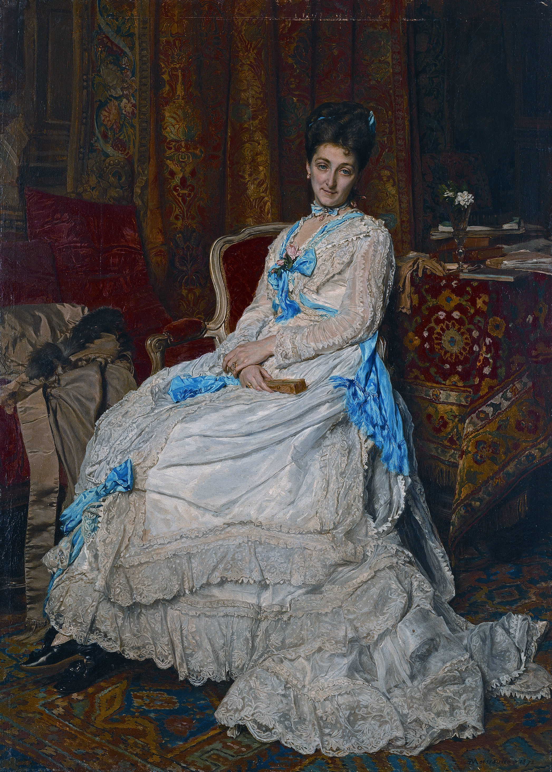Jean-Louis-Ernest Meissonier, The Marchioness of Manzanedo , 1872, Prado Museum, Madrid.
