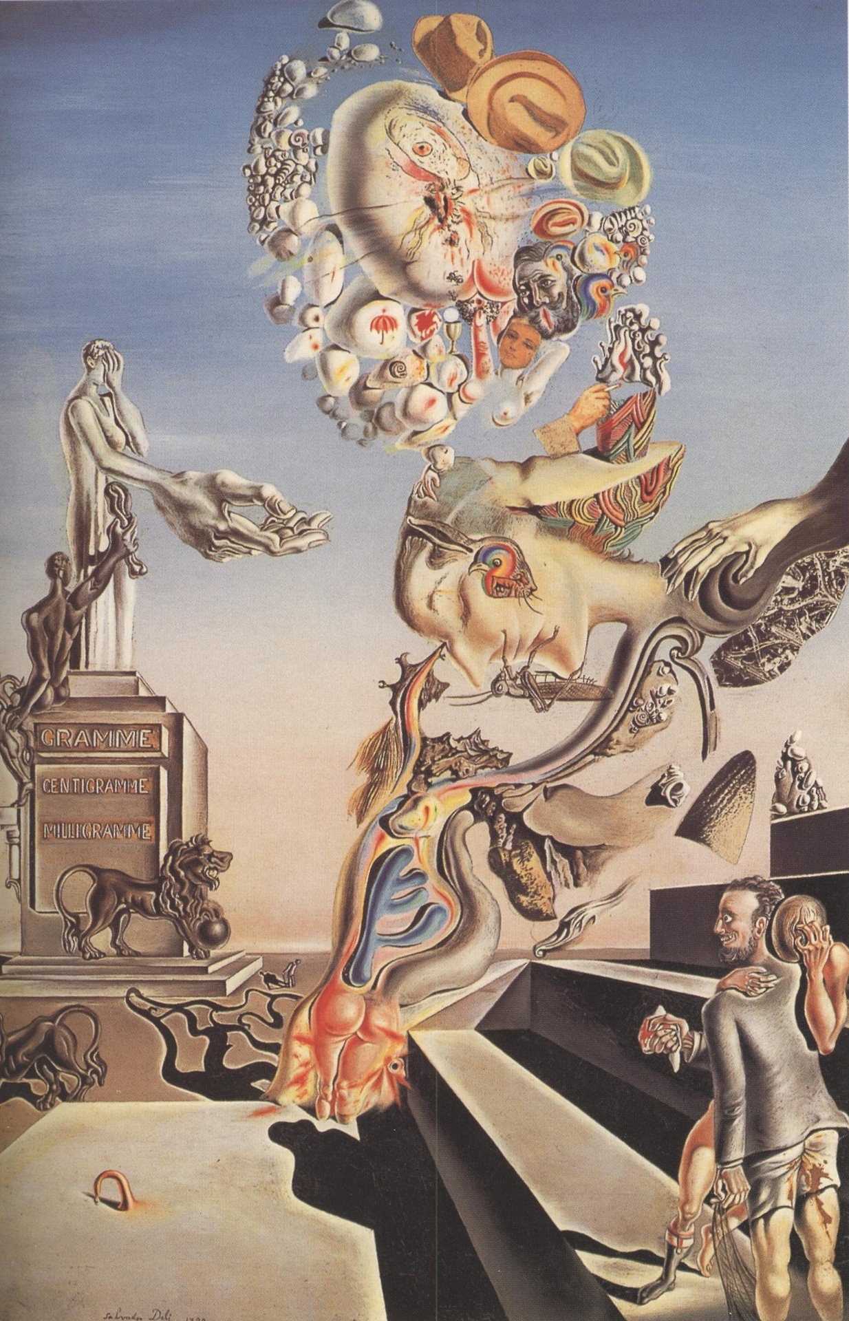 Salvador Dalí, The Lugubrious Game , 1929, Private collection.
