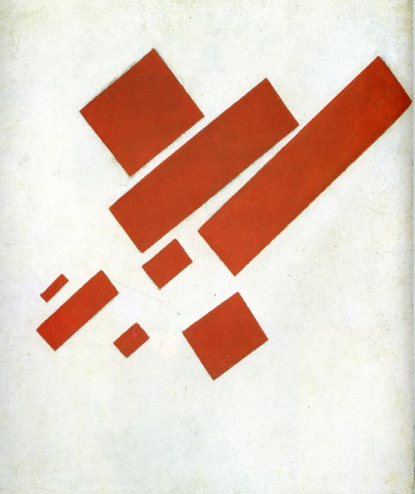 Kazimir Malevich, Suprematist Painting: Eight Red Rectangles , 1915, Stedelijk Museum, Amsterdam.