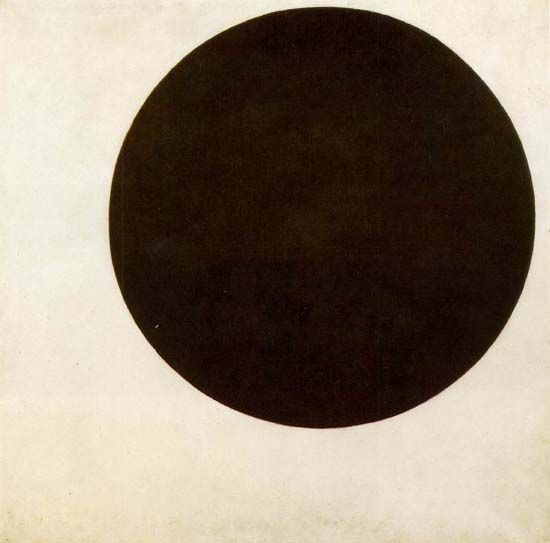 Kazimir Malevich, Black Circle , 1915, State Russian Museum, St. Petersburg.