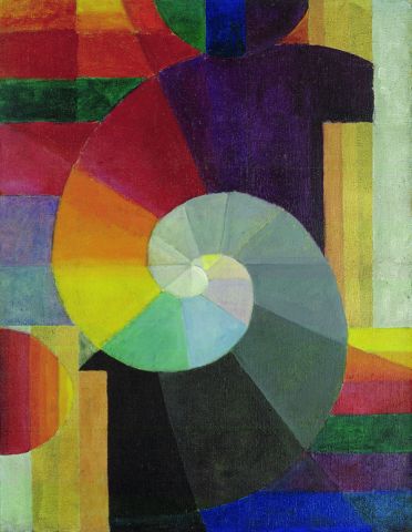 Johannes Itten, The Encounter , 1916, Kunsthaus Zürich.