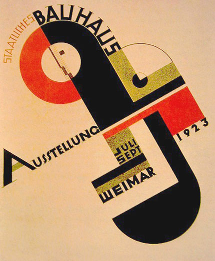 Joost Schmidt, Poster for the 1923 Bauhaus Exhibition in Weimar , 1923.