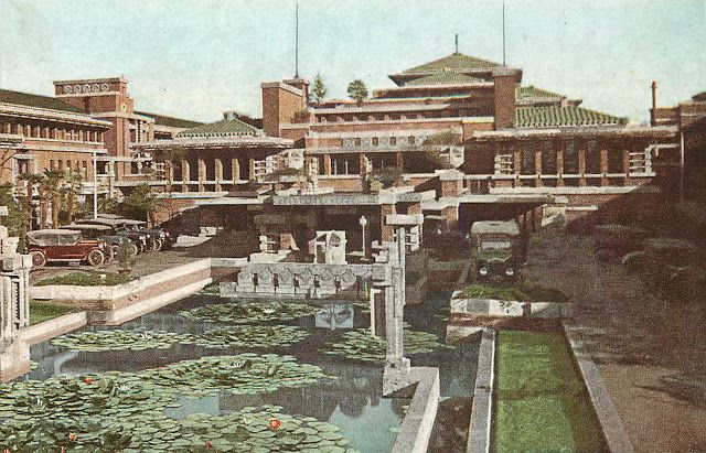 Frank Lloyd Wright, Imperial Hotel , 1923, Tokyo.