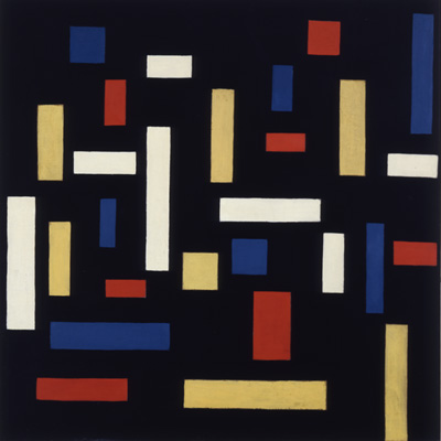 Theo van Doesburg, Neoplasticism: Composition VII (The Three Graces) , 1917, Mildred Lane Kemper Art Museum, St. Louis.