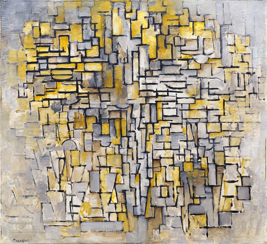 Piet Mondrian, Tableau No. 2/Composition No. VII , 1913, Guggenheim Museum, New York.
