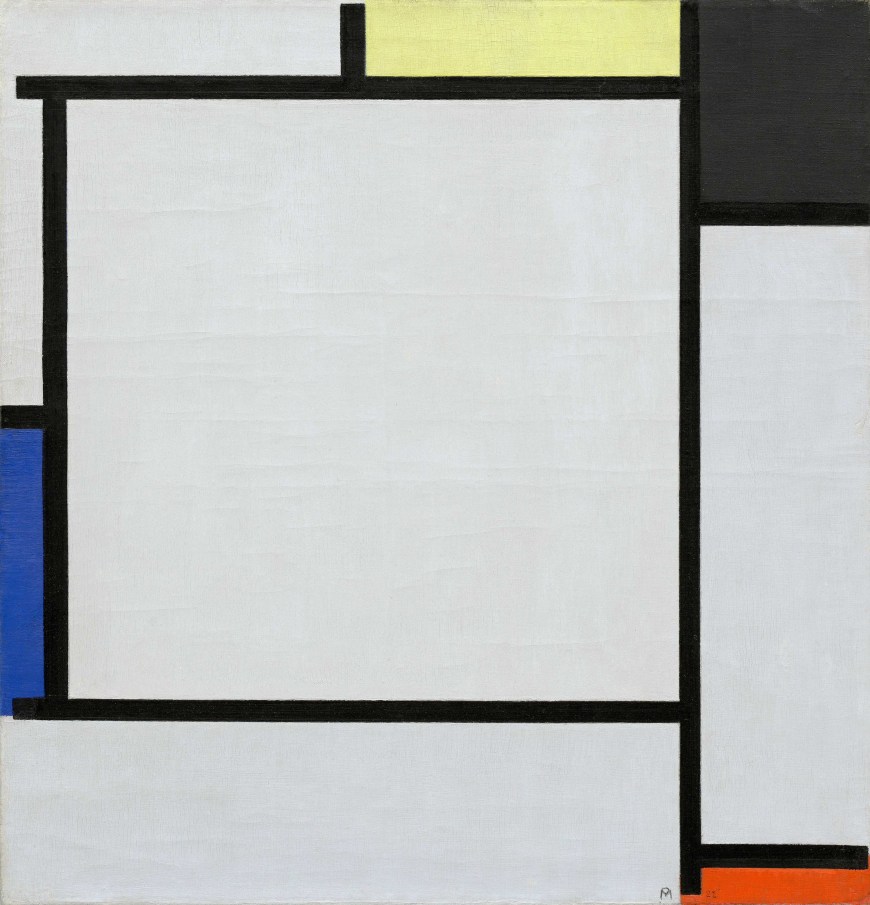 Piet Mondrian, Tableau 2, 1922, Guggenheim Museum, New York.