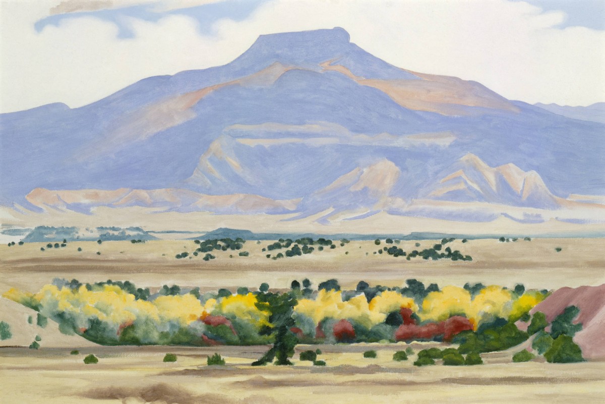 Georgia O'Keeffe, Pedernal , 1941-1942, Georgia O'Keeffe Museum, Santa Fe. 