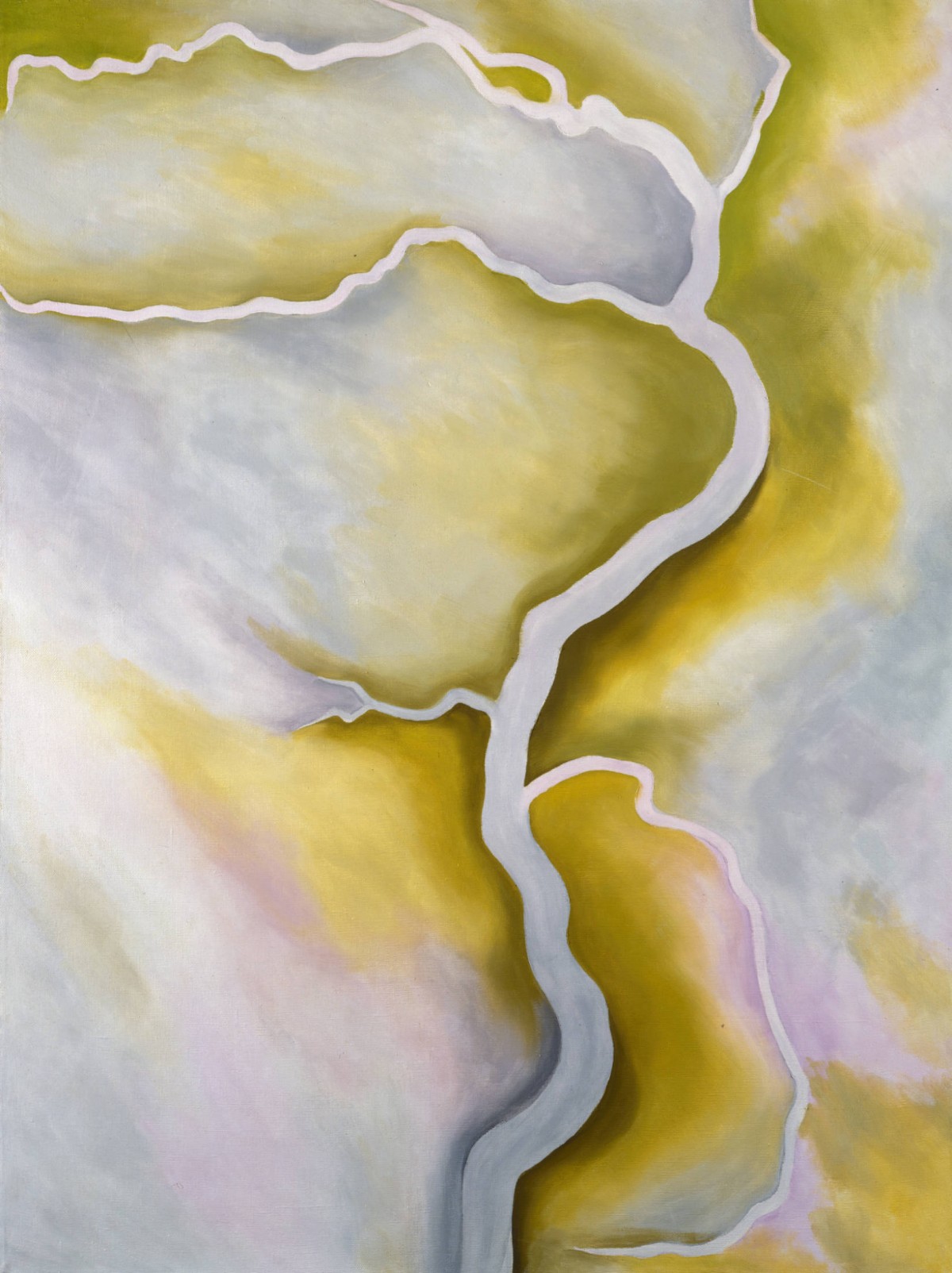 Georgia O'Keeffe, From the River – Pale , 1959, Georgia O'Keeffe Museum, Santa Fe. 