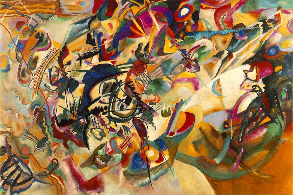 Wassily Kandinsky, Composition VII, 1913, Tretyakov Gallery, Moscow.