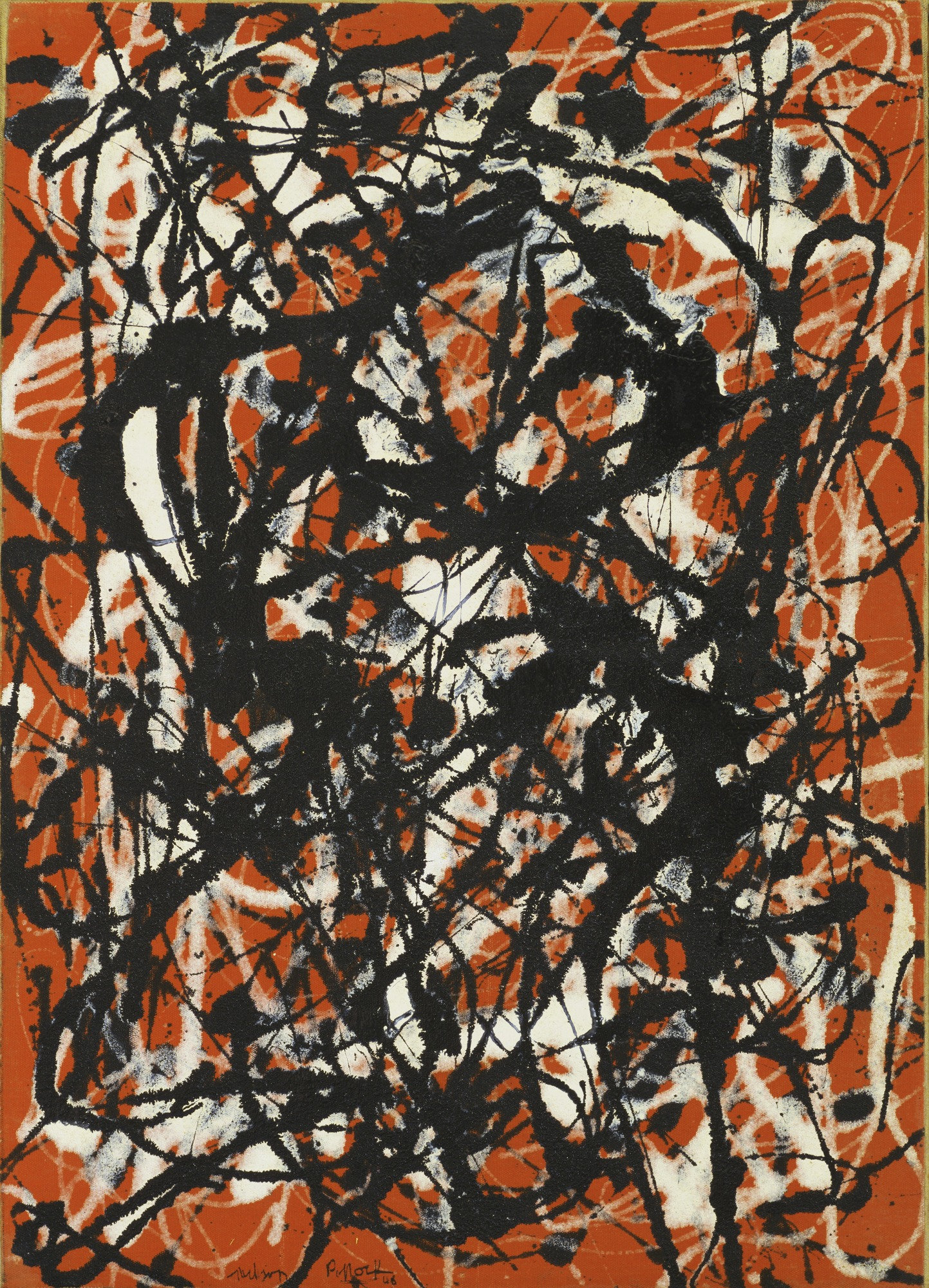 Jackson Pollock, Free Form , 1946, Museum of Modern Art, New York.