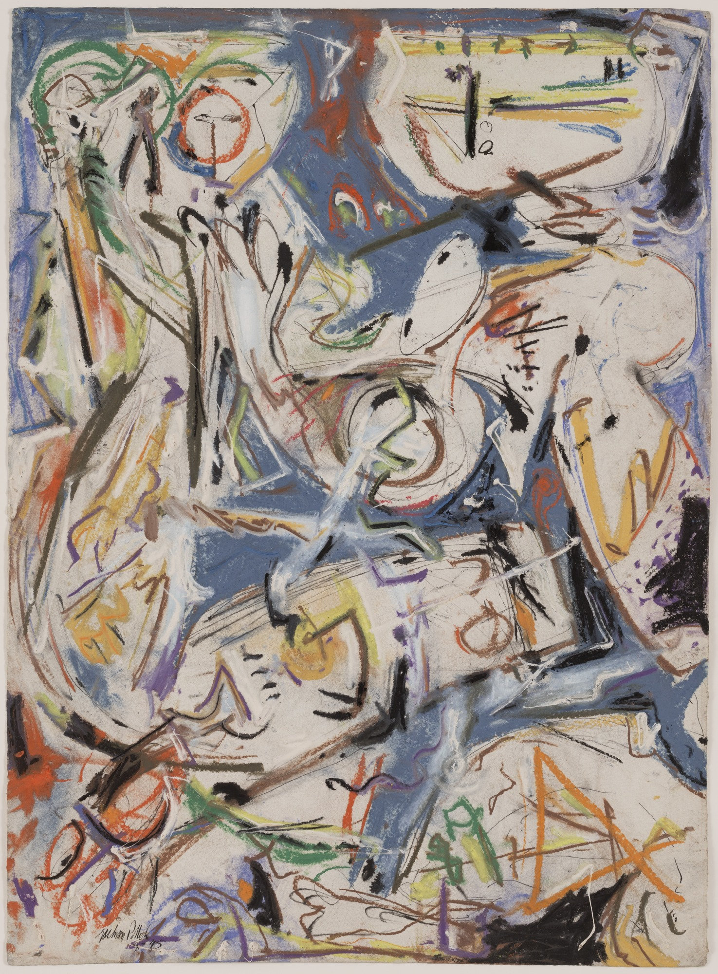Jackson Pollock, Untitled , 1945, Museum of Modern Art, New York.