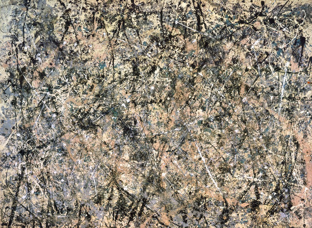 Jackson Pollock, Number 1 (Lavender Mist) , 1950, National Gallery of Art, Washington DC.