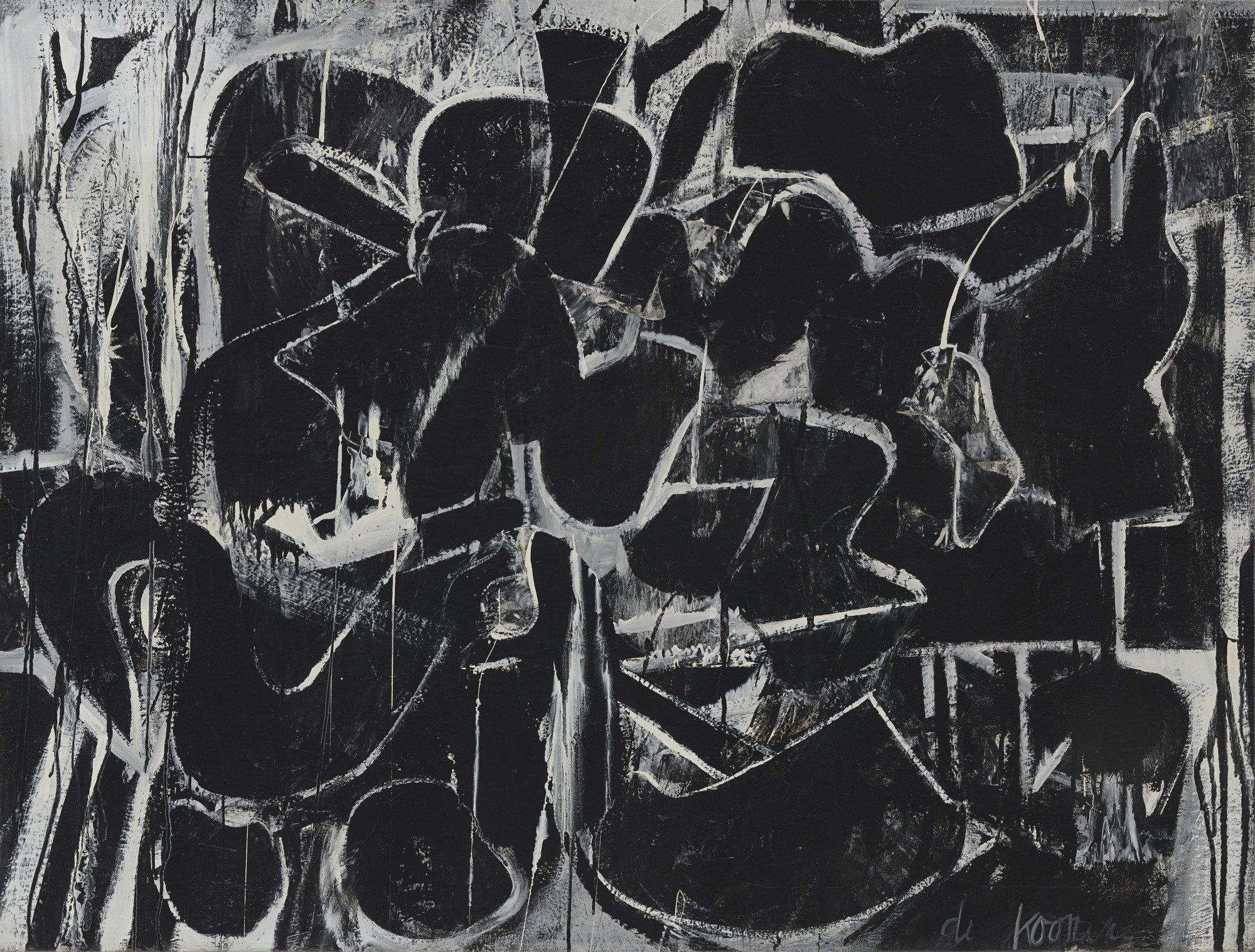 Willem de Kooning, Painting , 1948, Museum of Modern Art, New York.