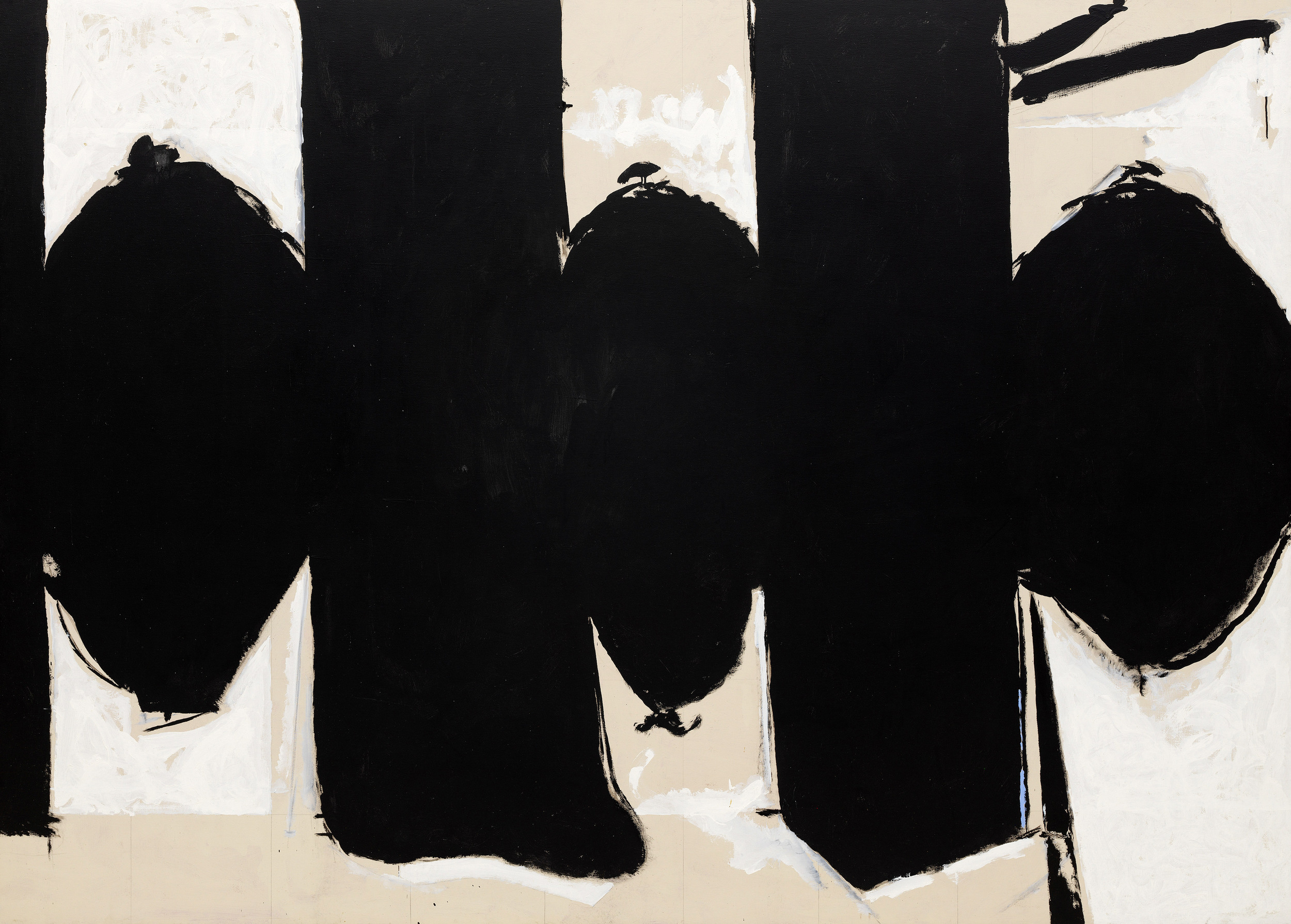 Robert Motherwell, Elegy to the Spanish Republic No. 110 , 1971, Solomon R. Guggenheim Museum, New York.