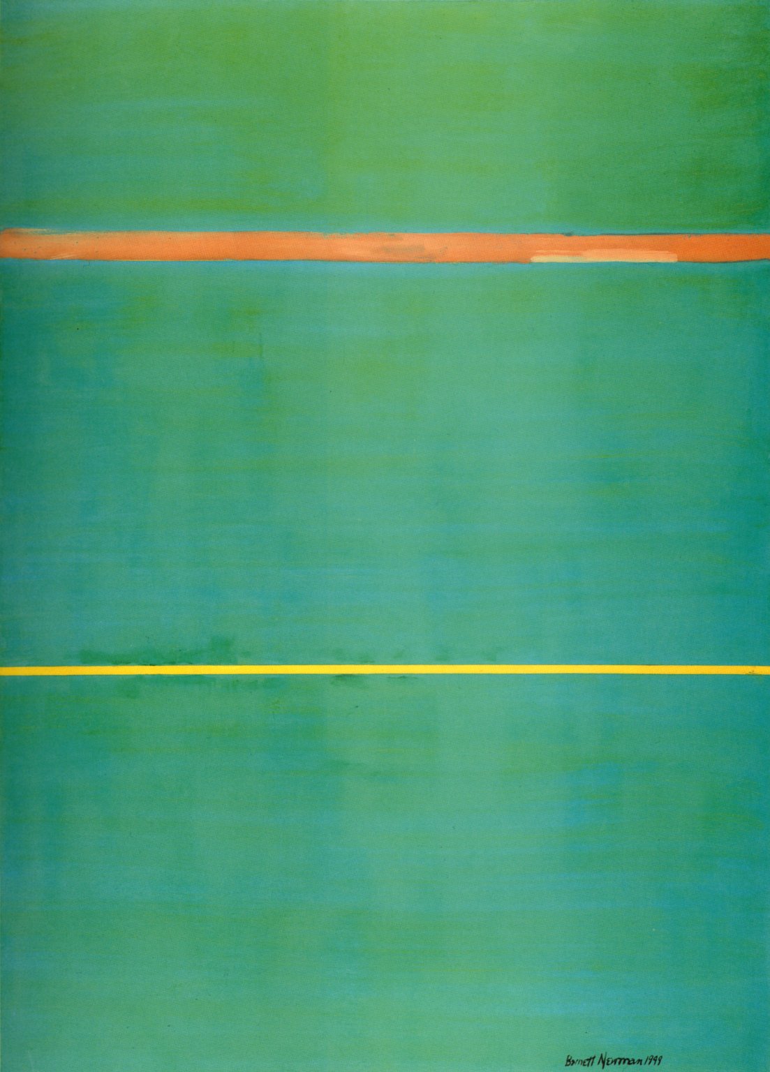 Barnett Newman, Dionysius , 1949, National Gallery of Art, Washington DC. 