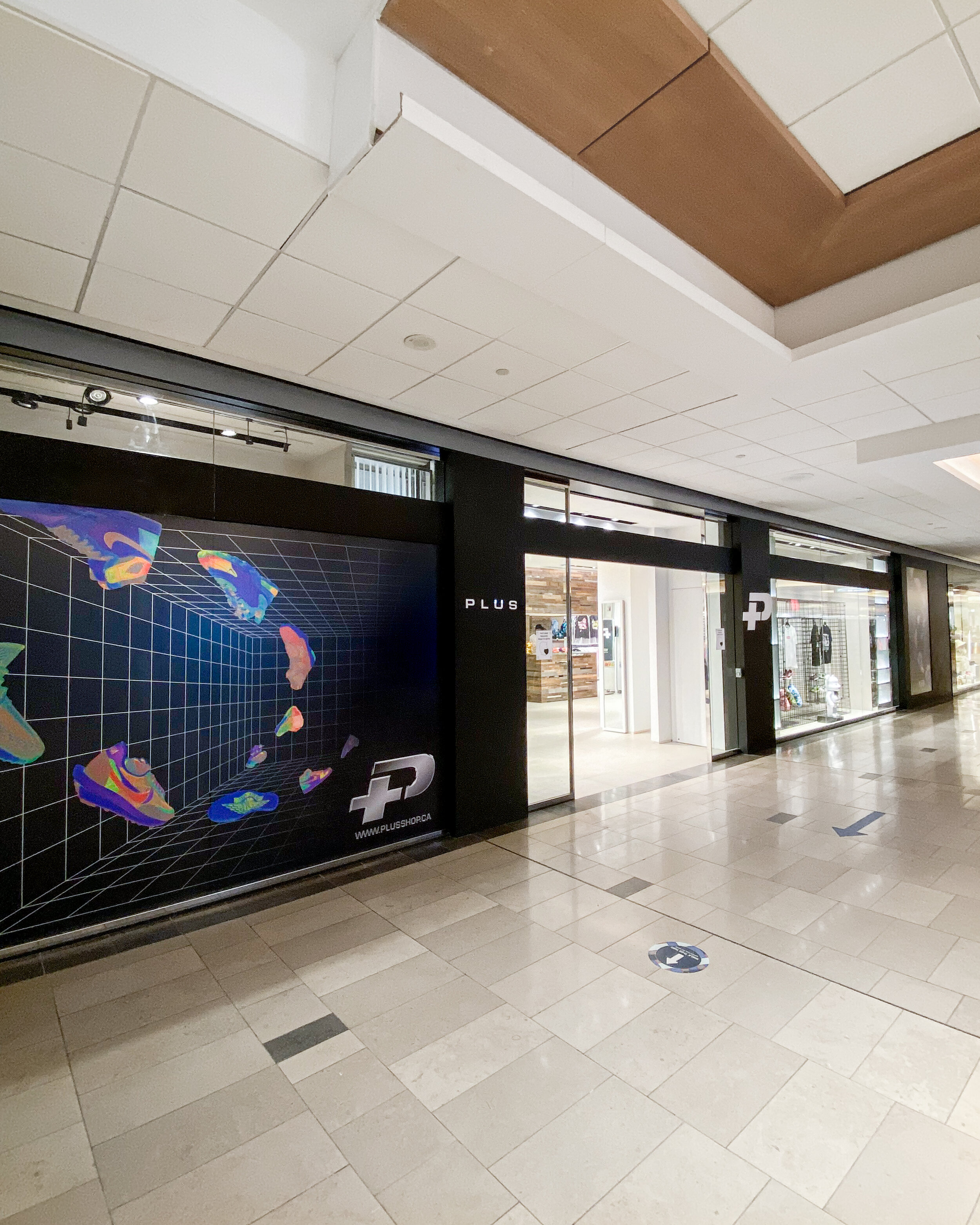 Downtown Vancouver - Pacific Centre Mall Photo Installation