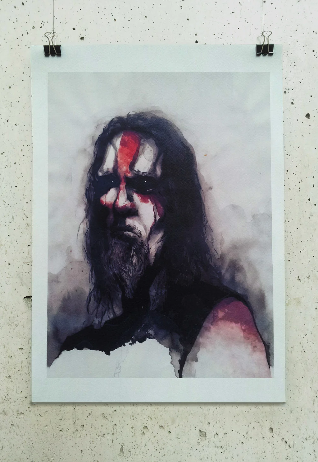 "Gaahl" (Gorgoroth) print