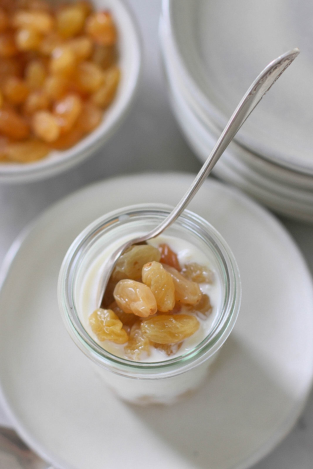Rice Pudding with Golden Cognac Raisins