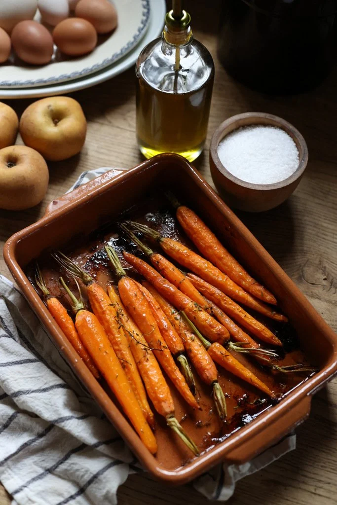 Honey &amp; Thyme Roasted Carrots