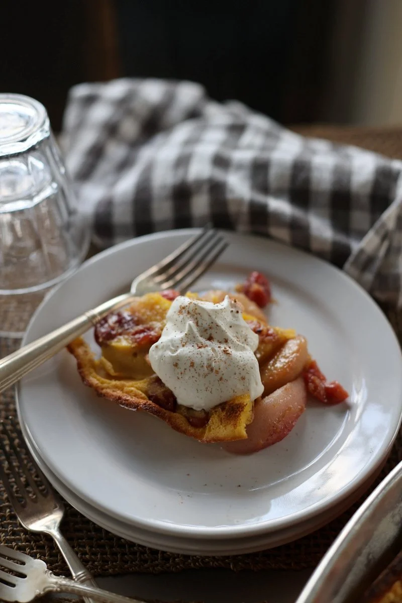 Clafoutis aux Cerises et aux Poires