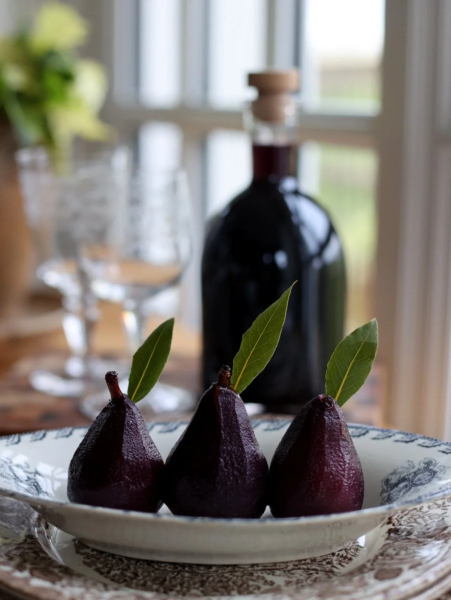Spiced Poached Pears