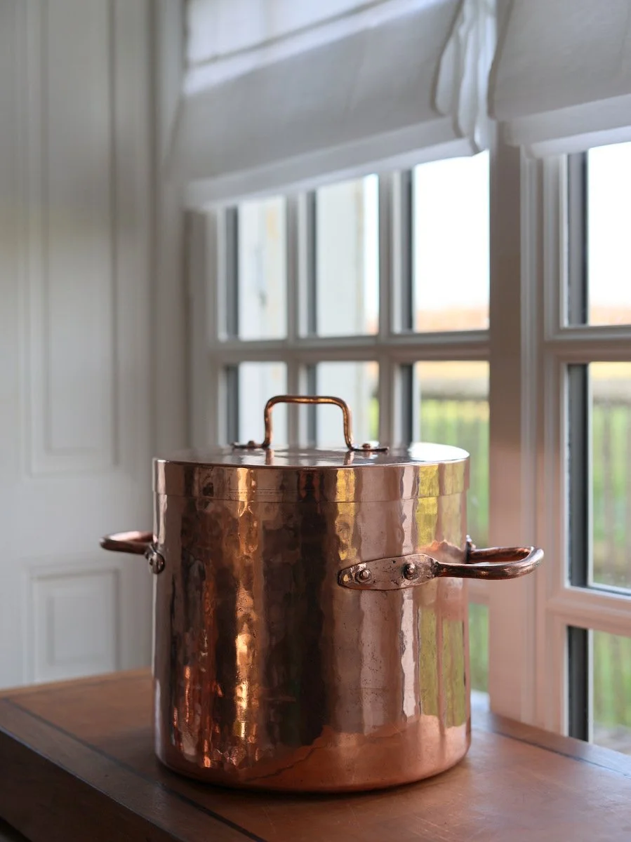 Extra Large Antique Chateau Stock Pot