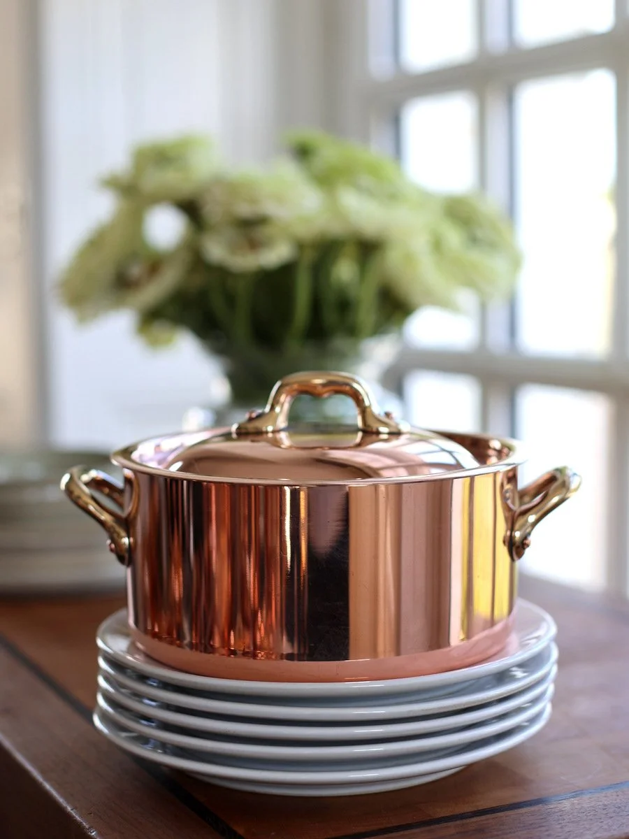 Vintage Mauviel Copper Cocotte – 16 cm / 2 Liters