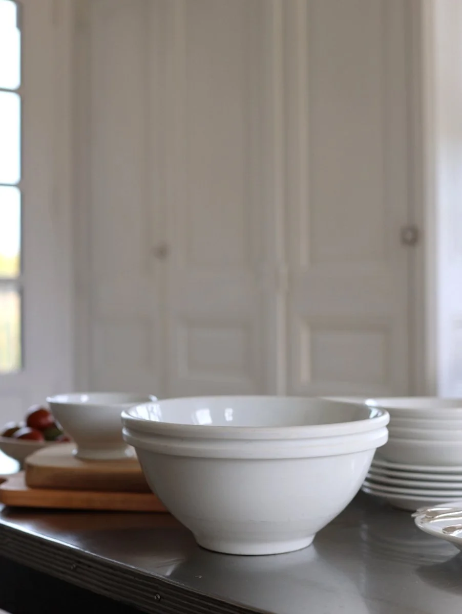 Antique French Ironstone Mixing Bowl – Pillivuyt