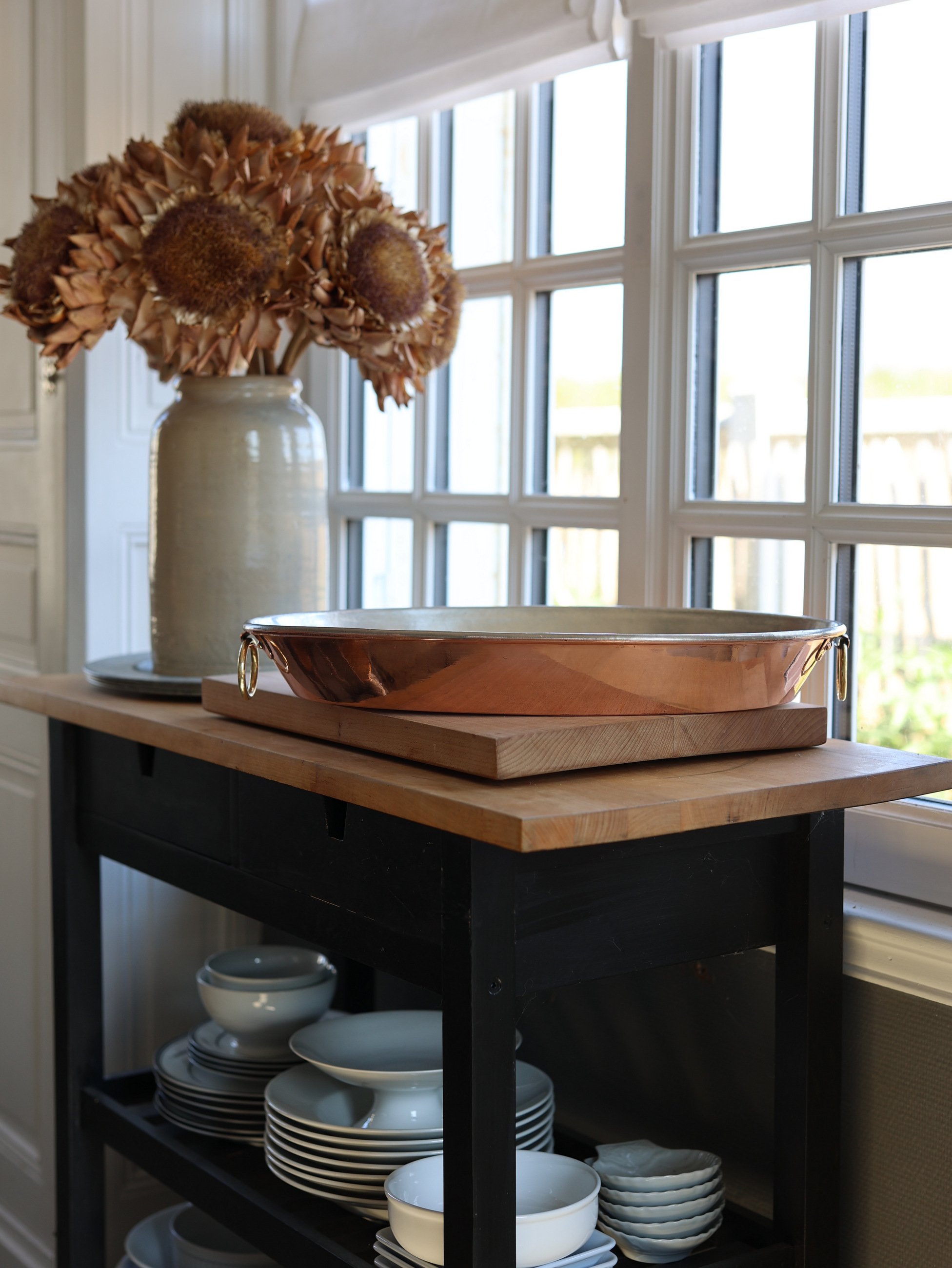 19th-Century Oval Copper Oven-to-Table Roasting Pans