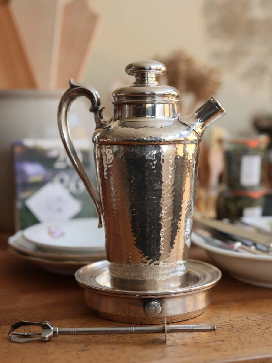 Vintage Silverplate American Martini Shaker and Bar Essentials