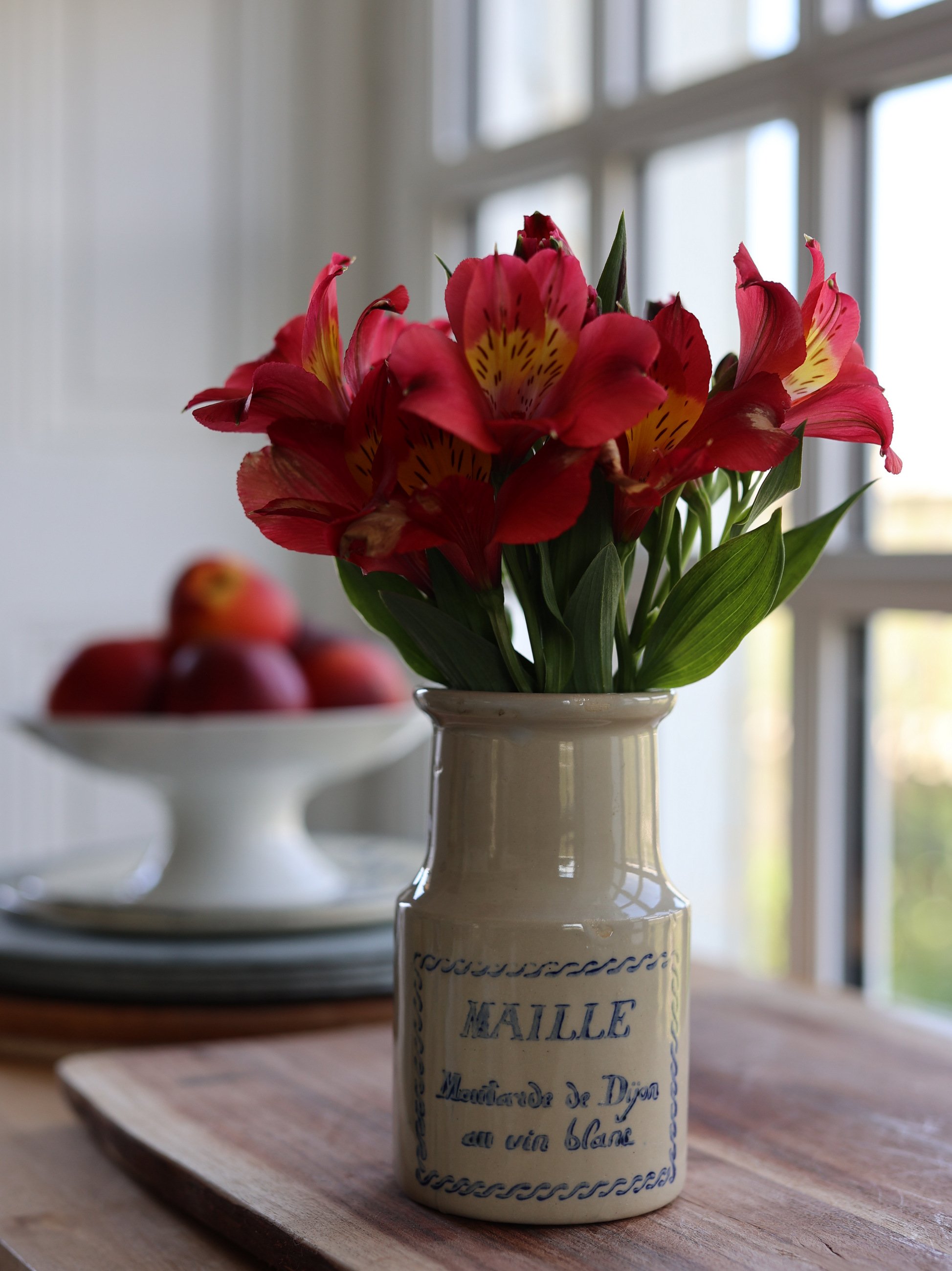 Vintage Maille Dijon Mustard Crock