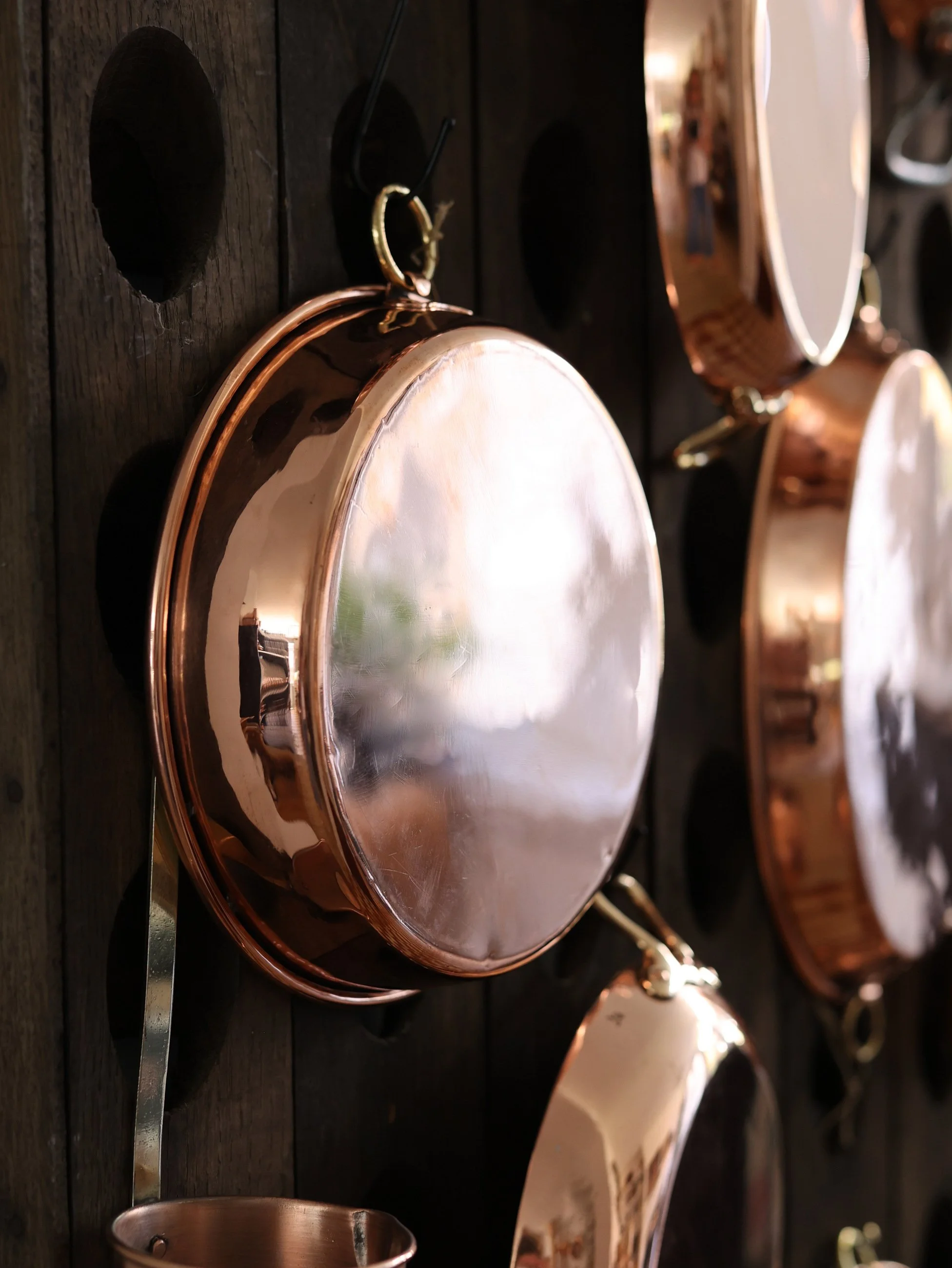Antique French Copper Tart Pans