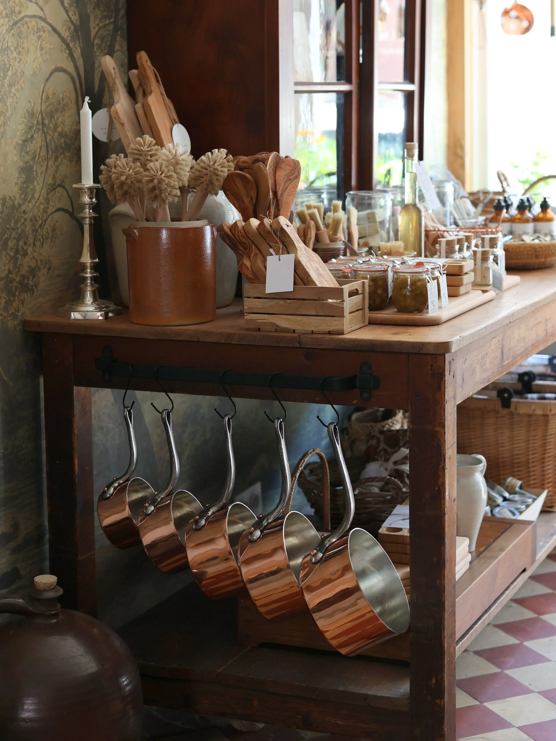 Professional French Copper Saucepan Set